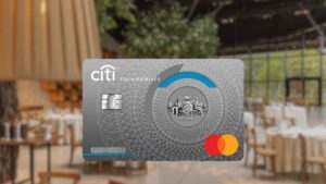  Image of a Citi credit card featuring the logo and design elements, representing financial services and consumer credit options. 